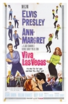 Elvis Presley "Viva Las Vegas" Vintage Original Movie Poster