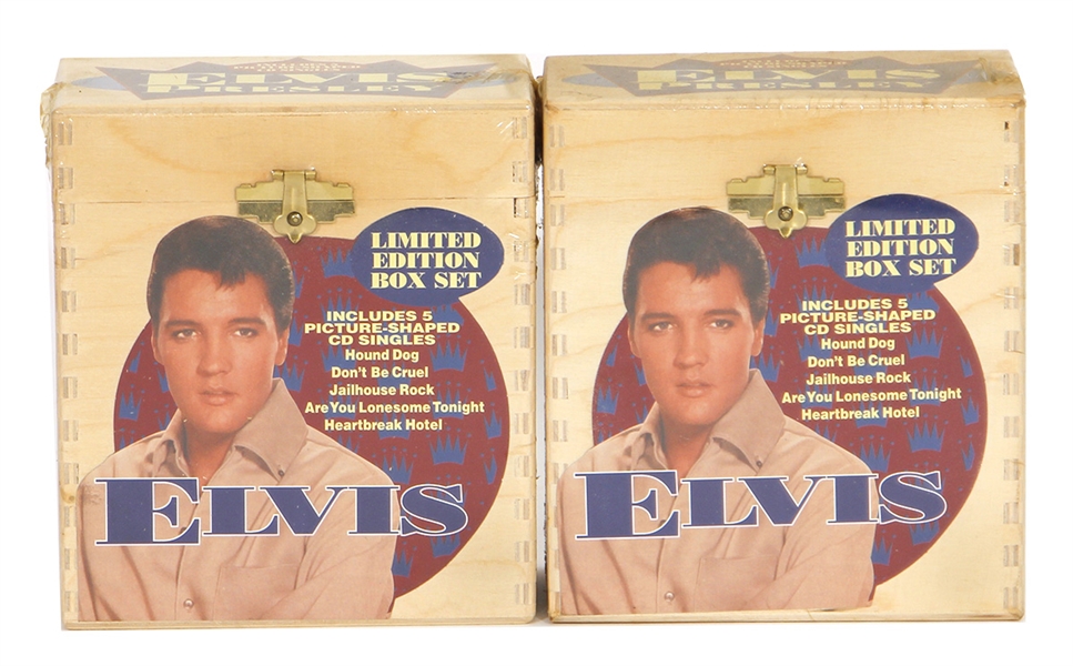 Elvis Presley Original Vintage Limited Edition Picture-Shaped CD Limited Edition Box Sets (2)