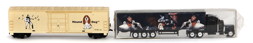 Elvis Presley Original Vintage Truck and Trailer Toy