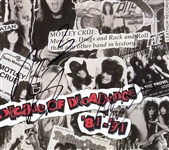 Motley Crüe Lee and Six Signed Decade of Decadence '81 - '91 Album