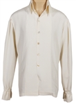 Elvis Presley Owned & Worn IC Costume Co. White Silk Shirt
