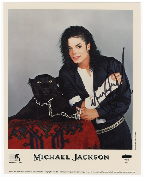 Michael Jackson Signed Original Publicity Photograph