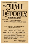 Jimi Hendrix Experience Original 1970 Cal Expo Outdoors Concert Handbill