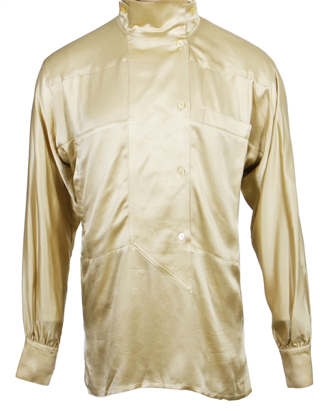 Prince Owned & Worn Gold Silk Shirt