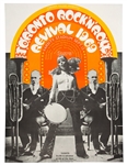 John Lennon, Yoko Ono & Eric Clapton 1969 Toronto Rock & Roll Revival Concert Poster