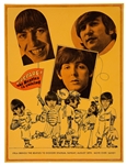 The Beatles 1966 Dodger Stadium Los Angeles Penultimate Performance Concert Poster