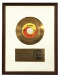 The Beatles “Hello Goodbye” Original RIAA White Matte 45 Gold Record Award Presented to The Beatles