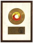 The Beatles "Paperback Writer" Original RIAA White Matte Record Award 