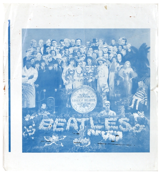 The Beatles Original Film Negatives Used in the Printing of Iconic “Sgt. Pepper’s Lonely Hearts Club Band” Album Cover