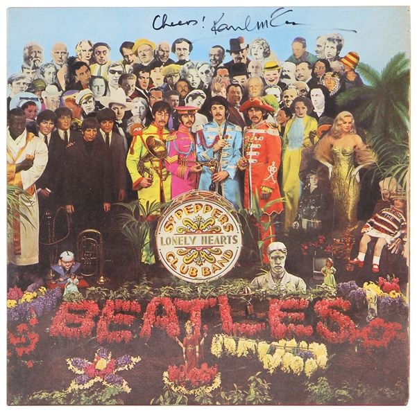 The Beatles Paul McCartney Signed “Sgt. Pepper’s Lonely Hearts Club Band” Album (JSA & REAL)