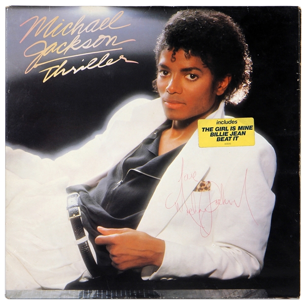 Michael Jackson Signed “Thriller” Album (JSA & REAL)