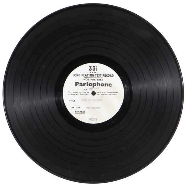 The Beatles Original Test Pressing of the Album “With the Beatles”