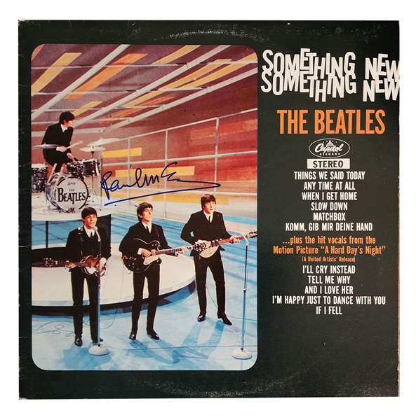 Paul McCartney Signed “Something New” Album (REAL)