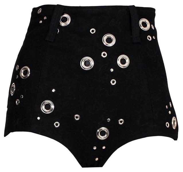 Lady Gaga 2017 Coachella Stage Worn Ashton Michael Custom Shorts (Photo-Matched)