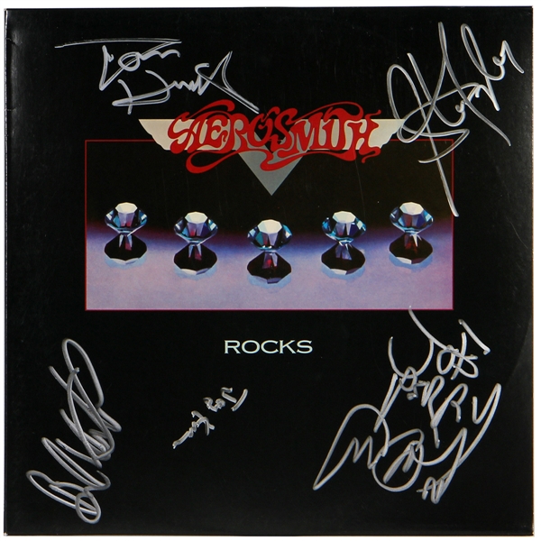 Aerosmith Signed “Rocks” Album (REAL)