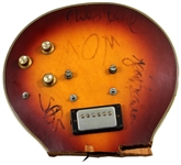The Plasmatics Wendy O. Williams Chainsawed Guitar Also Signed by the Band