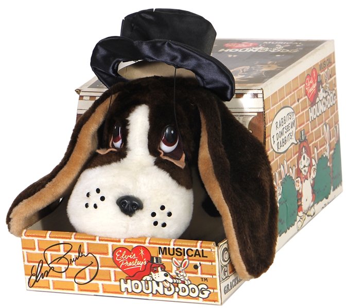 Elvis Presley Musical Hound Dog Stuffed Toy