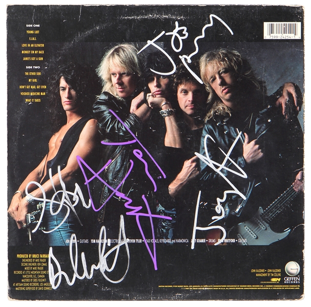 Aerosmith Band Signed “Pump” Album (REAL)