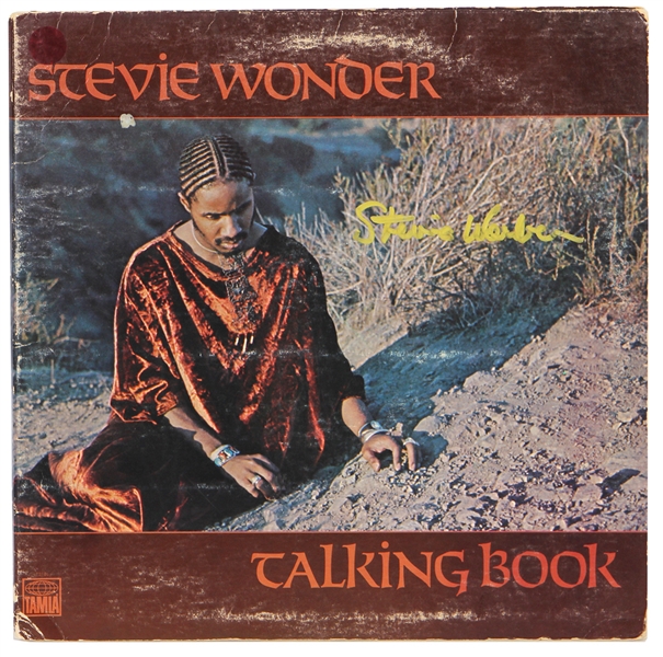 Stevie Wonder Signed “Talking Book” Album (JSA)