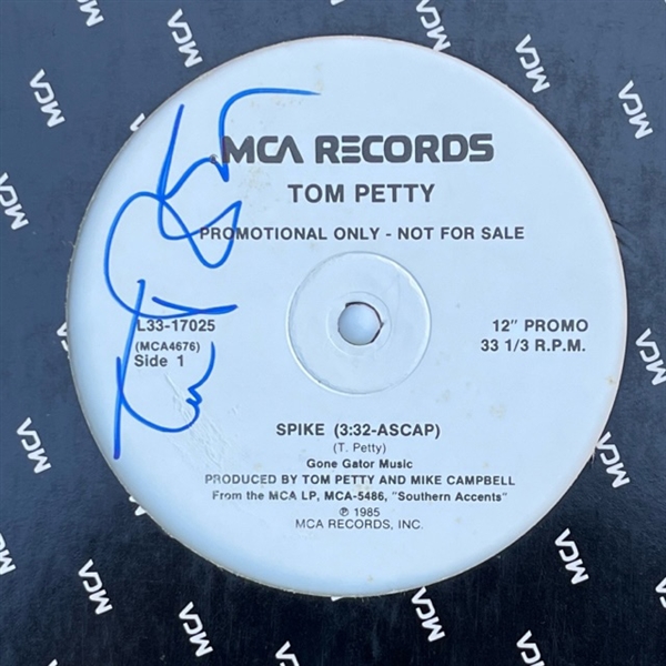 Tom Petty Signed “Spike” Promotional Album (REAL)