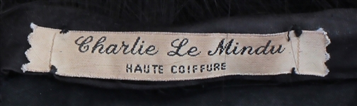 Lady Gaga Worn Charlie Le Mindu Haute Coiffure Custom Black Hair Cape (Photo-Matched)