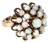 Elizabeth Taylor "Cleopatra" Owned and Worn 18kt Gold Opal Cocktail Ring