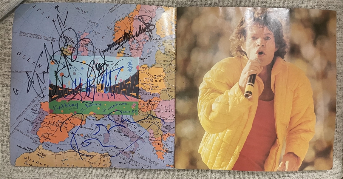 The Rolling Stones Band Signed Concert Program (REAL)