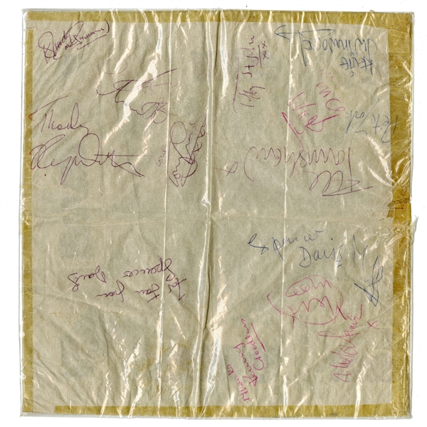 The Who And Others Autographs 1966 Edmonton London with Keith Moon