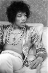 Jimi Hendrix Owned & Worn Intricate Morrocan-Style Silver-Green Metal Bracelet 