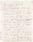 James Brown Handwritten Signed Letter (REAL)