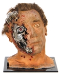 Arnold Schwarzenegger Screen Used T-800 Terminator Head Prop From Terminator 2: Judgment Day