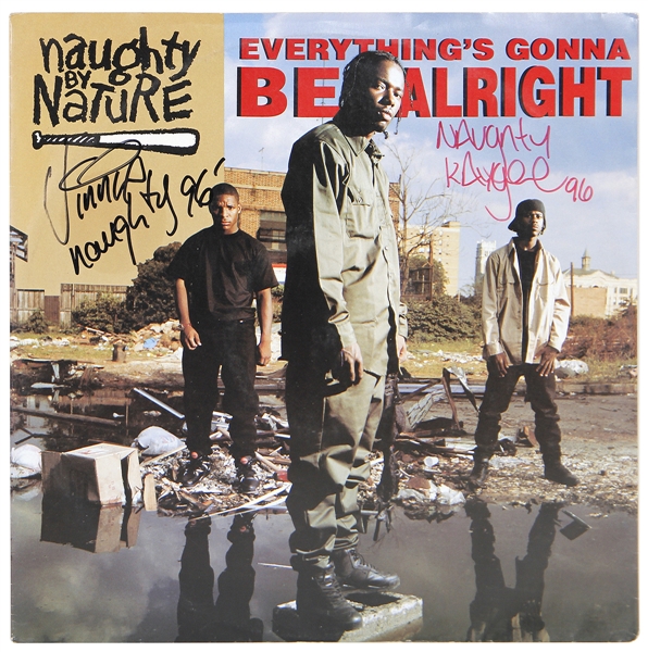 Naughty by Nature Signed “Everything’s Gonna Be Alright” Album