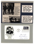 JFK Assassination Secret Service Agents Signed Cachet Envelopes
