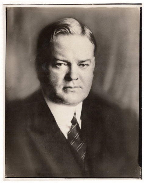 Herbert Hoover Signed Letter with Photograph