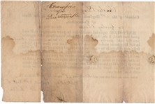1834 Connecticut Military Appointment