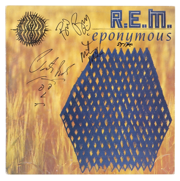 R.E.M. Band Signed "Eponymous" Album (REAL)