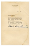 Mamie Doud Eisenhower Typed Signed Letter (Beckett)