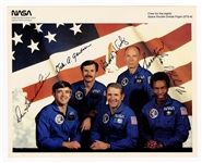 STS-8 Crew Signed Photograph