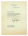 Lyndon B. Johnson Typed Signed Letter