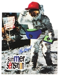 Astronaut Alan Shepard Signed MTV Space Man Cutout Promotional (JSA)