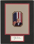 George W Bush Signature Cut (JSA)