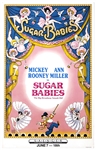 Mickey Rooney & Ann Miller "Sugar Babies" Original Vintage Musical Show Poster