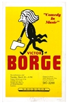 Victor Borge Original Vintage Musical Show Poster