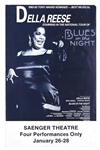 Della Reese "Blues in the Night" Original Vintage Musical Show Poster