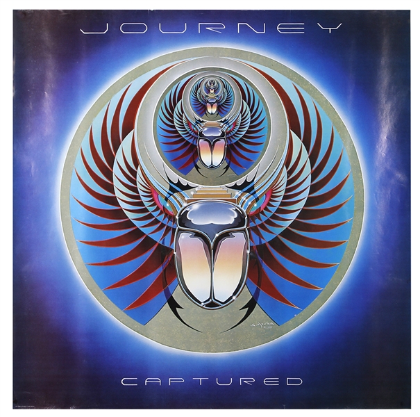 Journey "Captured" Original Vintage Album Promotion Poster