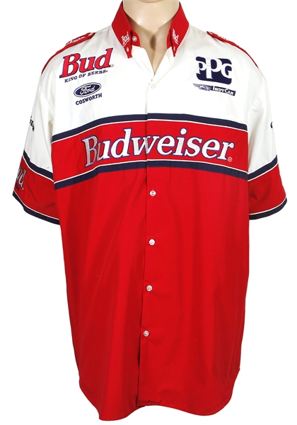 IndyCar Budweiser Original Indy 500 Race Worn Ford Jersey