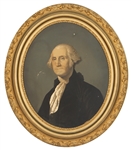 1861 Chromolithograph “Oil Painting” of President George Washington