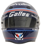 Al Unser, Jr. Signed & Race Worn Helmet