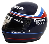 Al Unser, Jr. Signed & Race Worn Helmet