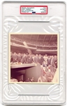John F. Kennedy 1963 Original “Type 1” Photograph Taken by Cecil W. Stoughton on “Opening Day” (PSA/DNA Encapsulated)